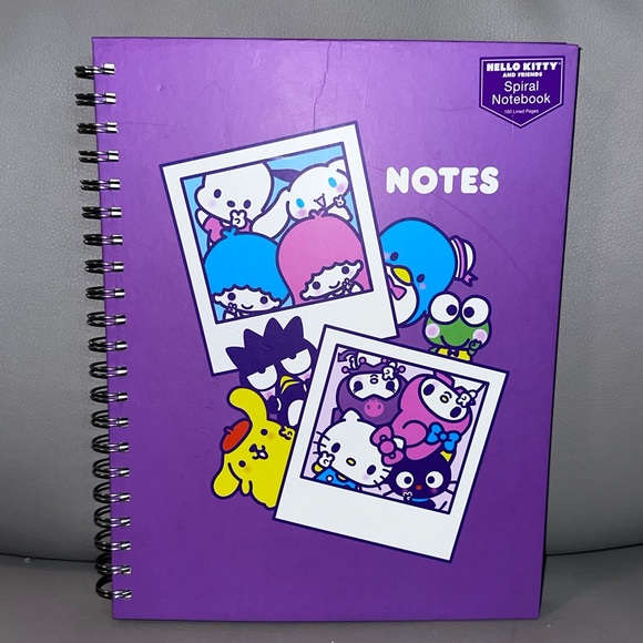 Hello Kitty Other - Hello Kitty and Friends Large Spiral Notebook